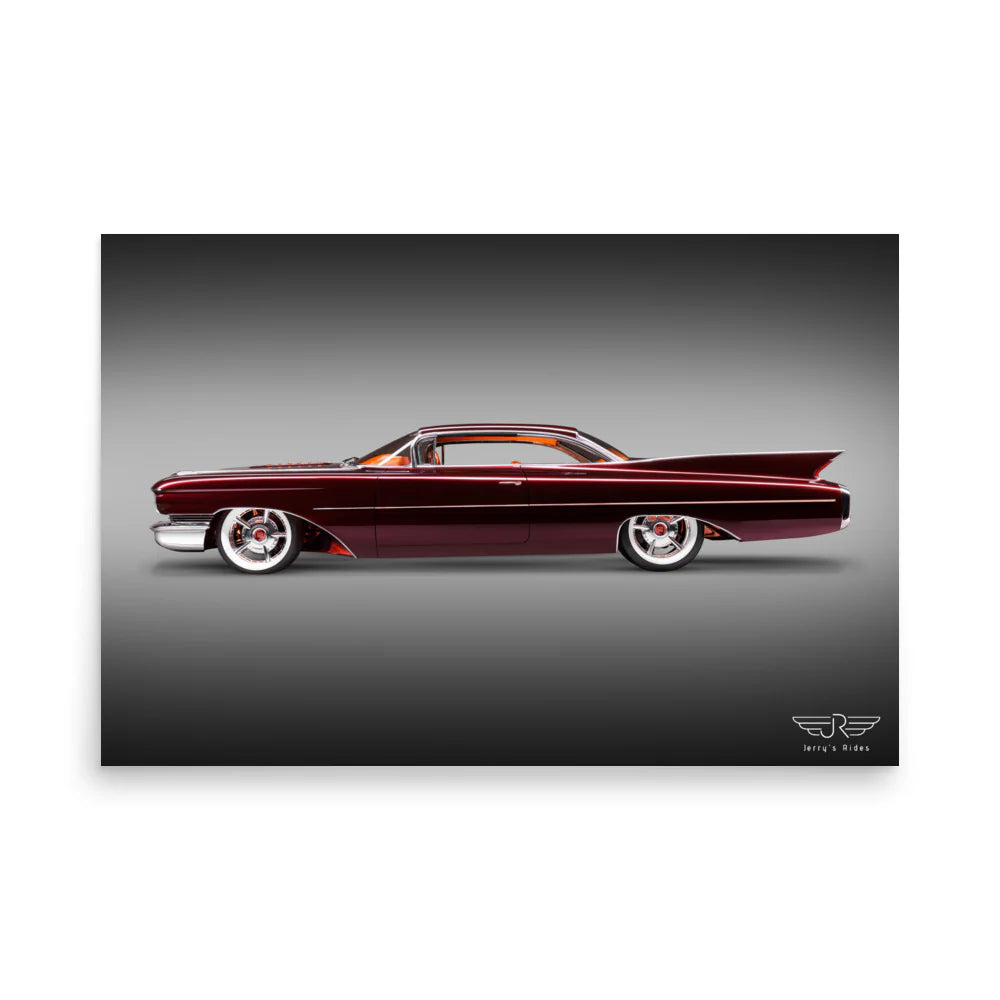 Copper Caddy – Custom Classic Car Art Poster | Jerry’s Rides Collection