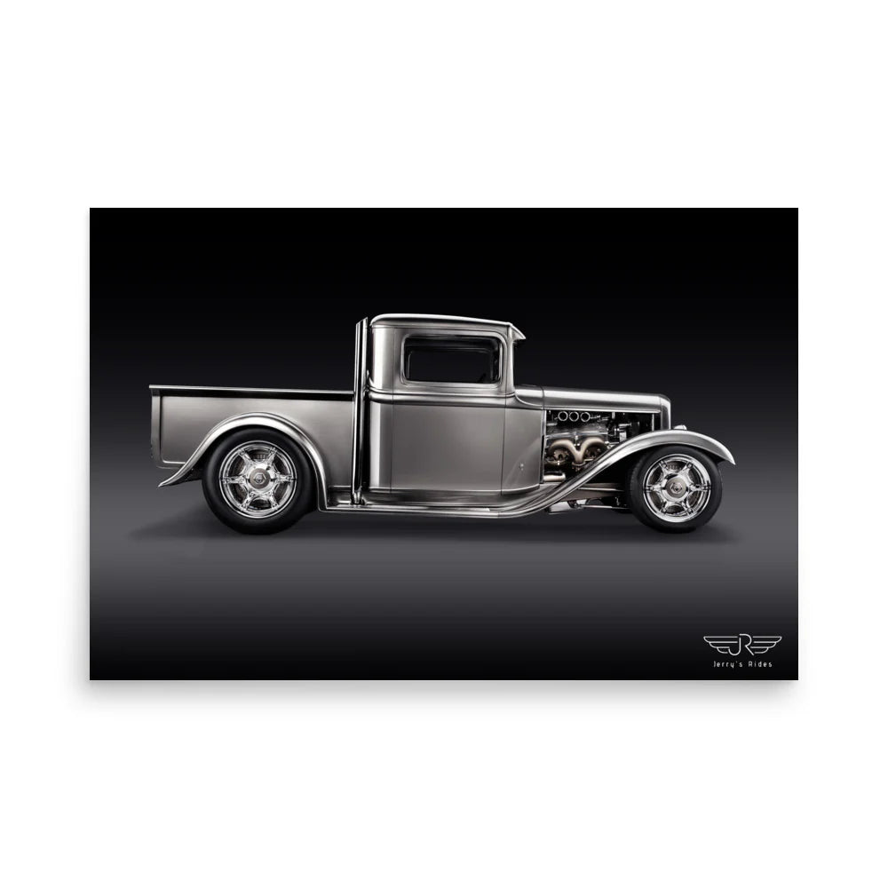 STAXX – 1934 Ford Pickup Art Poster | Great 8 Finalist | Jerry’s Rides Collection