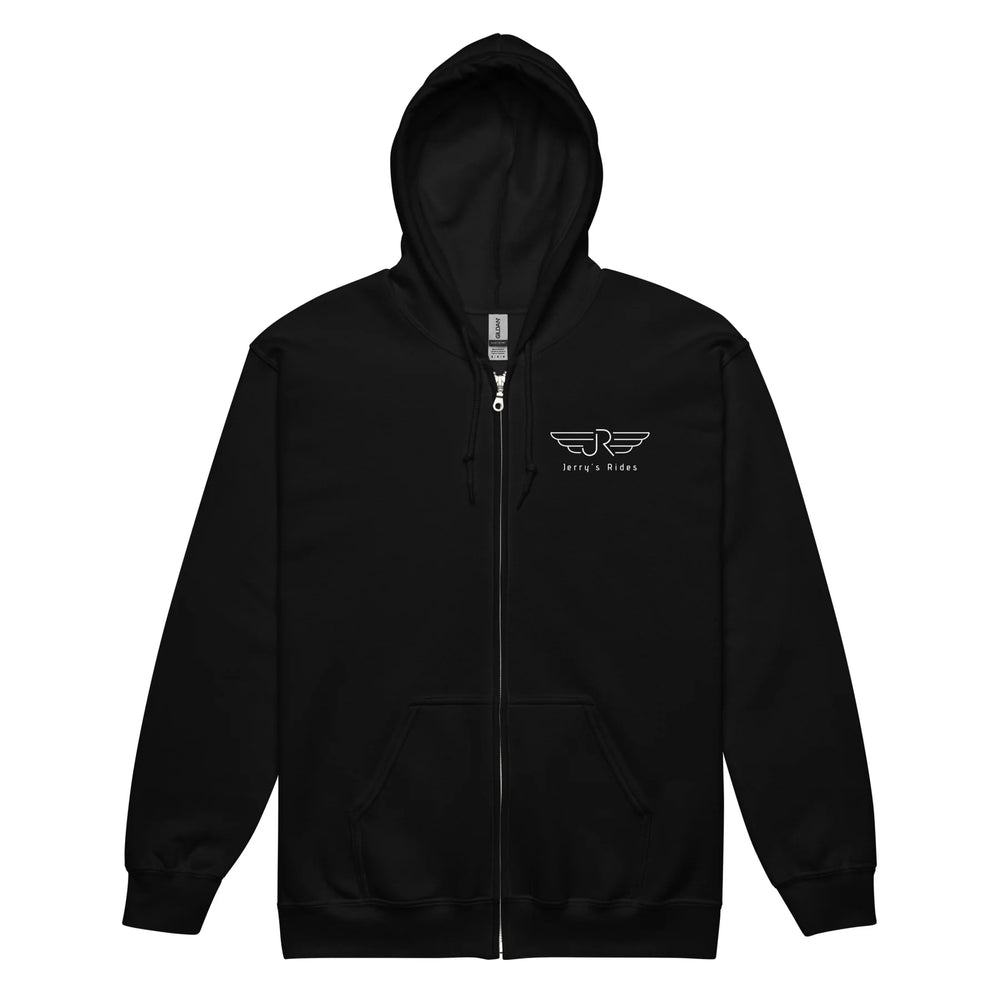 Jerry’s Rides Logo Hoodie – Unisex Pullover for Custom Car Fans